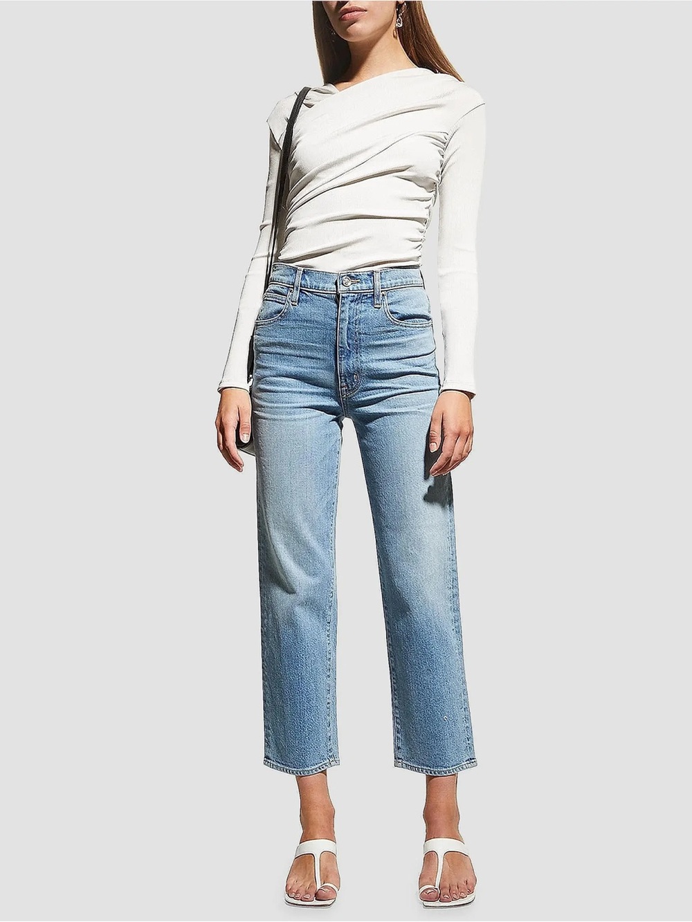 SLVRLAKE - London Crop In Love Matters Straight Leg Jeans ❤️